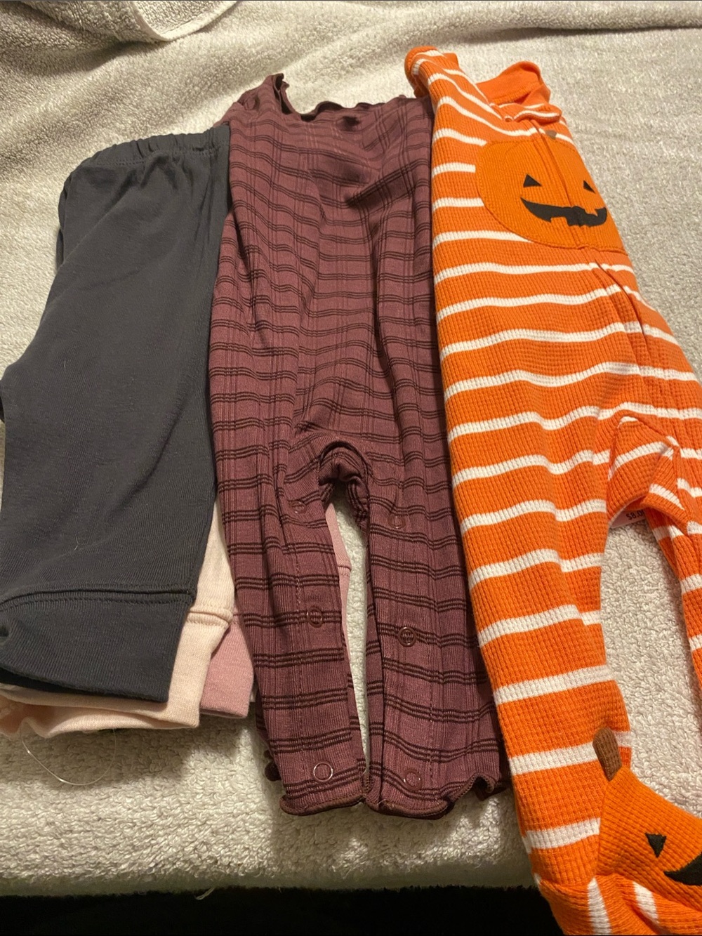 Bundle 5pcs Carters cloud island onesie pants